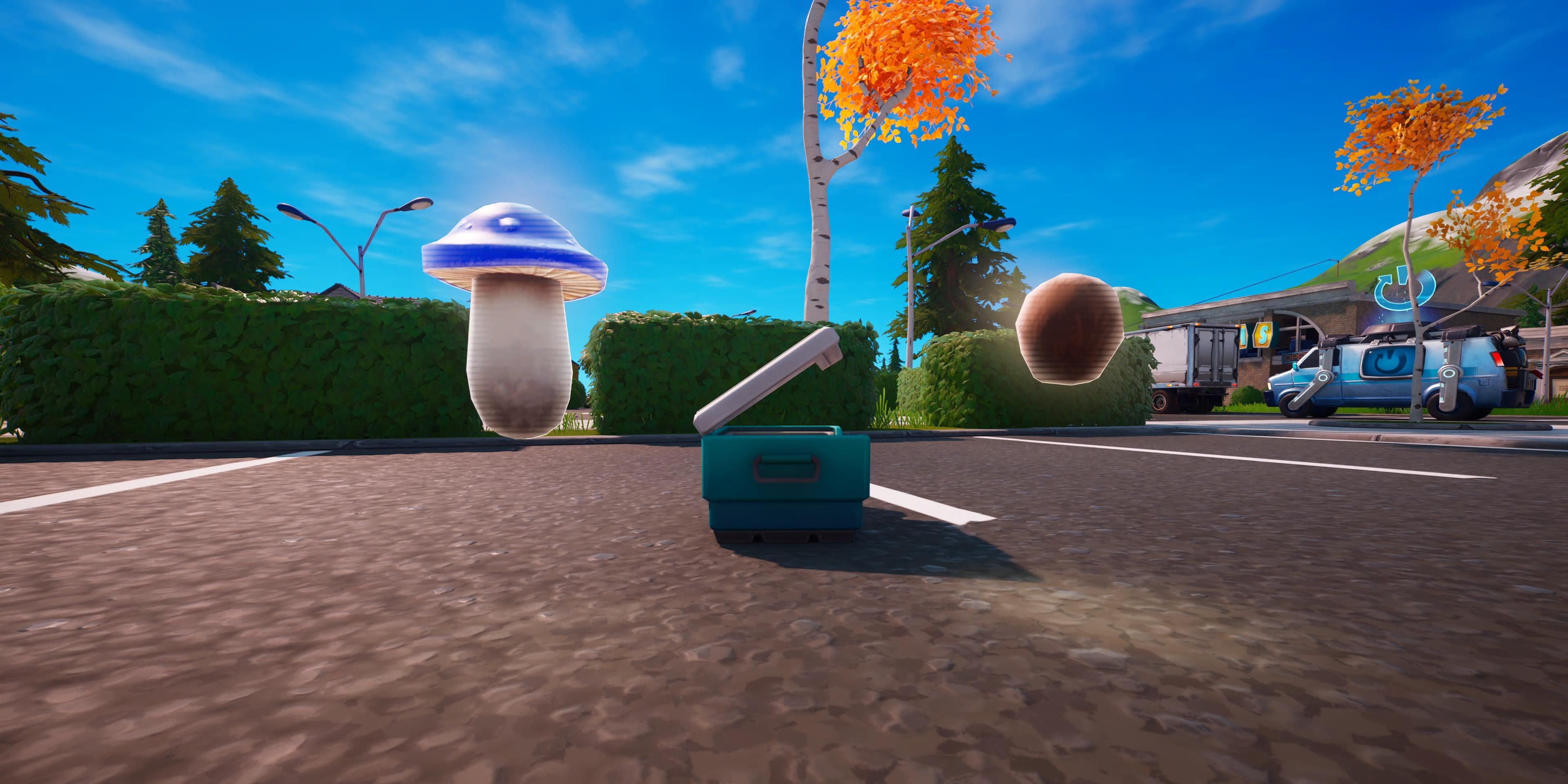 mushroom and coconuts in fortnite