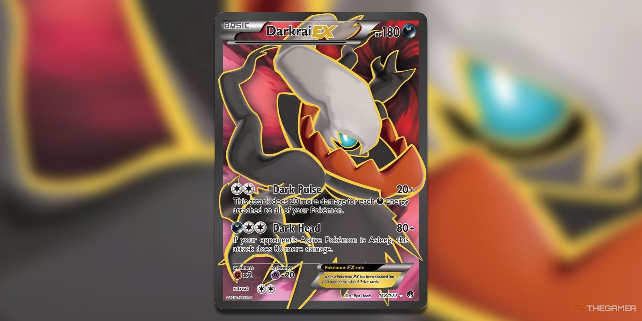 Breakpoint Darkrai EX Pokemon TCG Card Art.