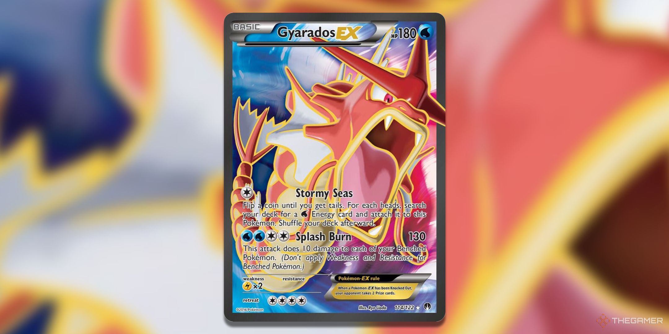 Breakpoint Gyarados EX Pokemon TCG Card Art.