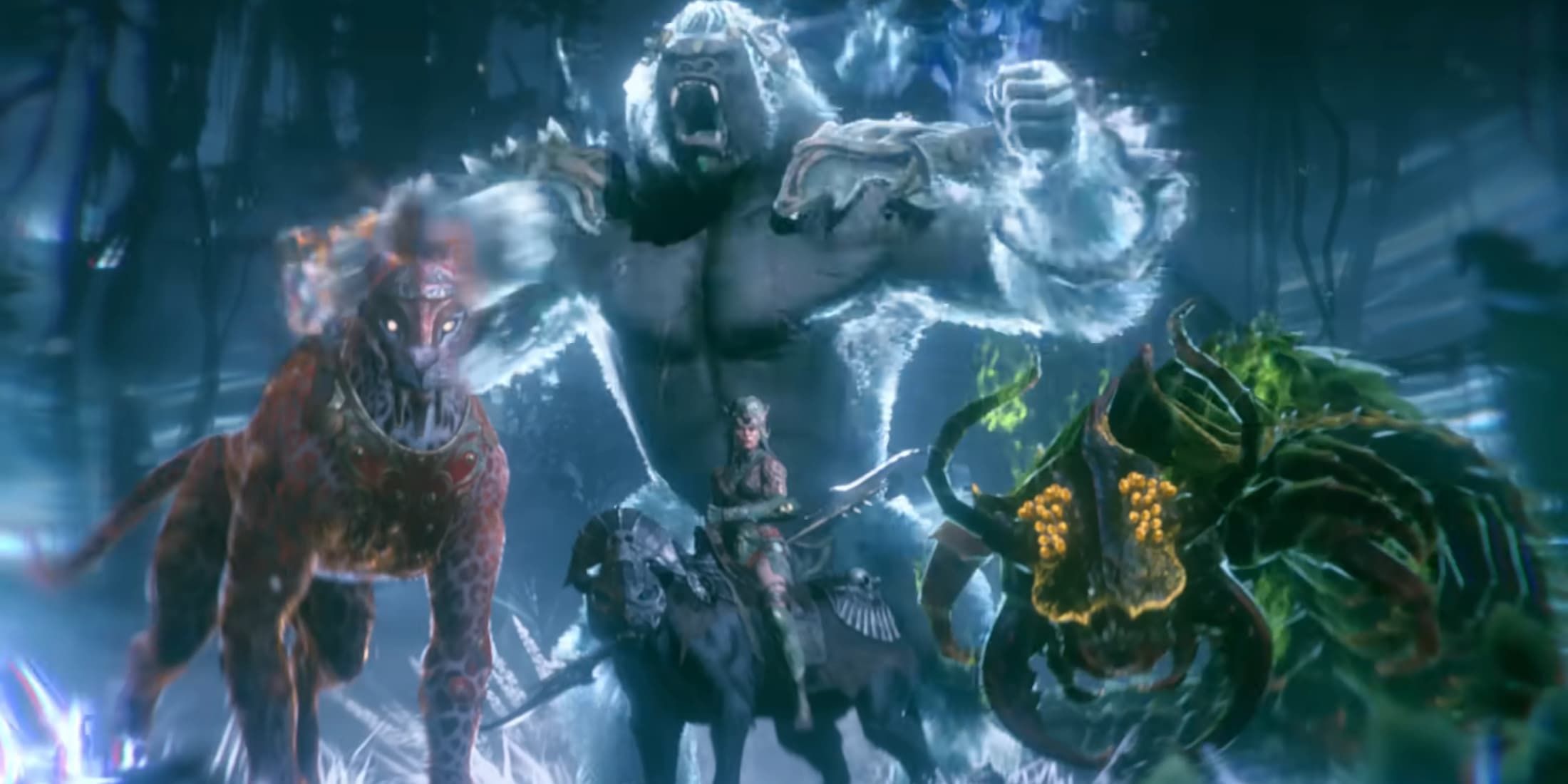 The Spiritborn's guardian spirits in its class reveal trailer for D4 VOH