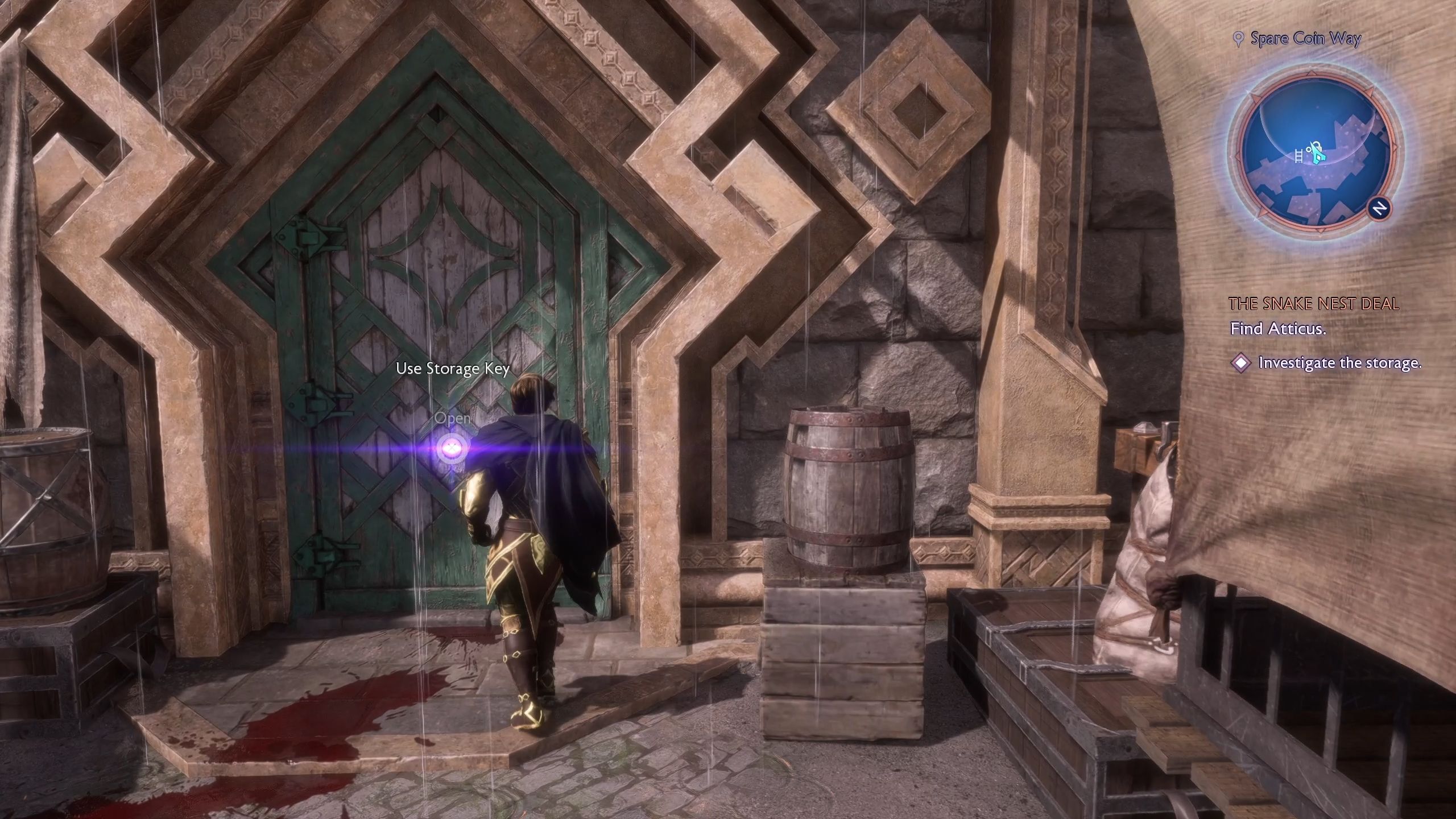 Player is about to enter the Storage Room - Dragon Age The Veilguard