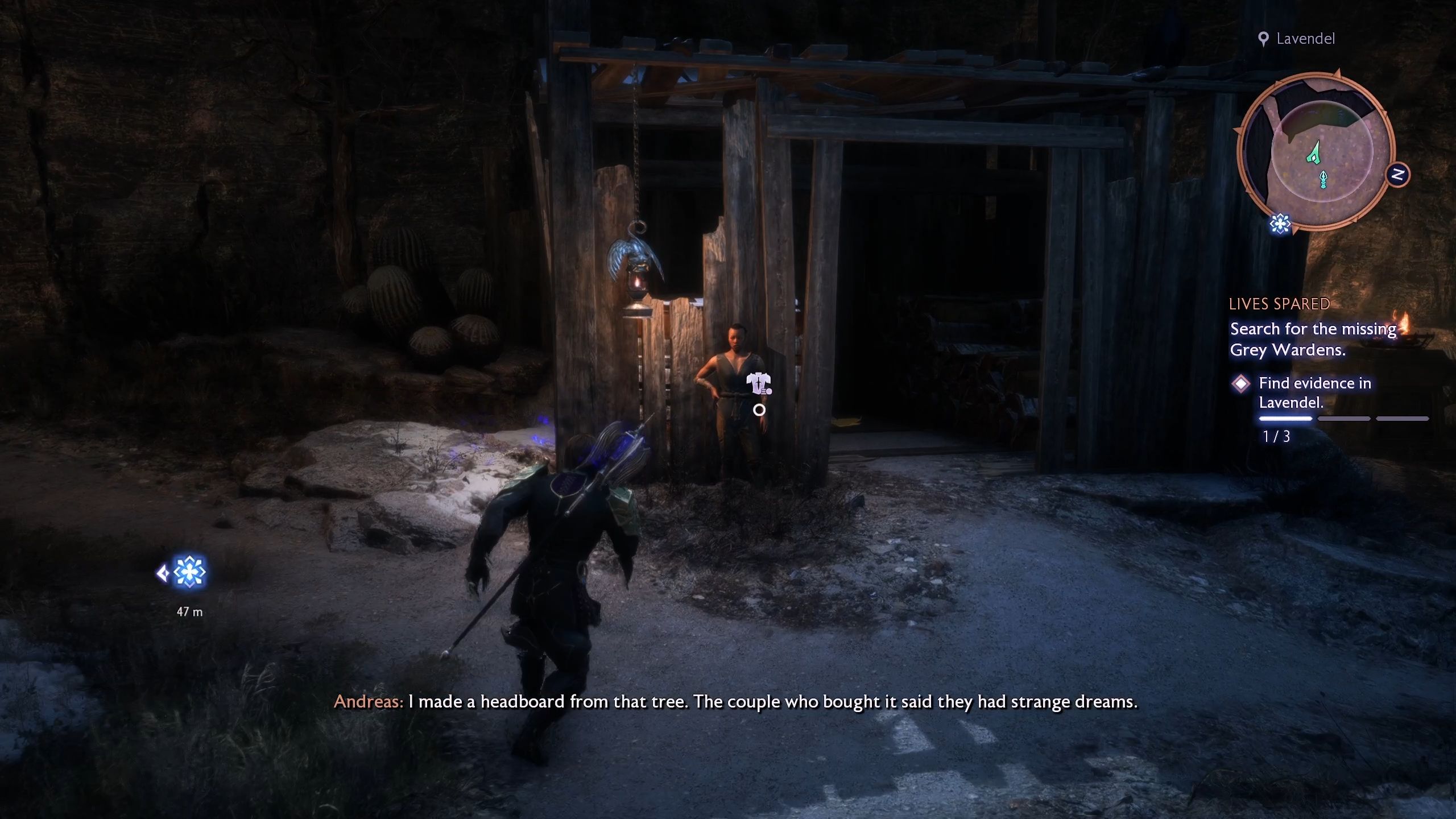 Player is running toward the merchant - Dragon Age The Veilguard