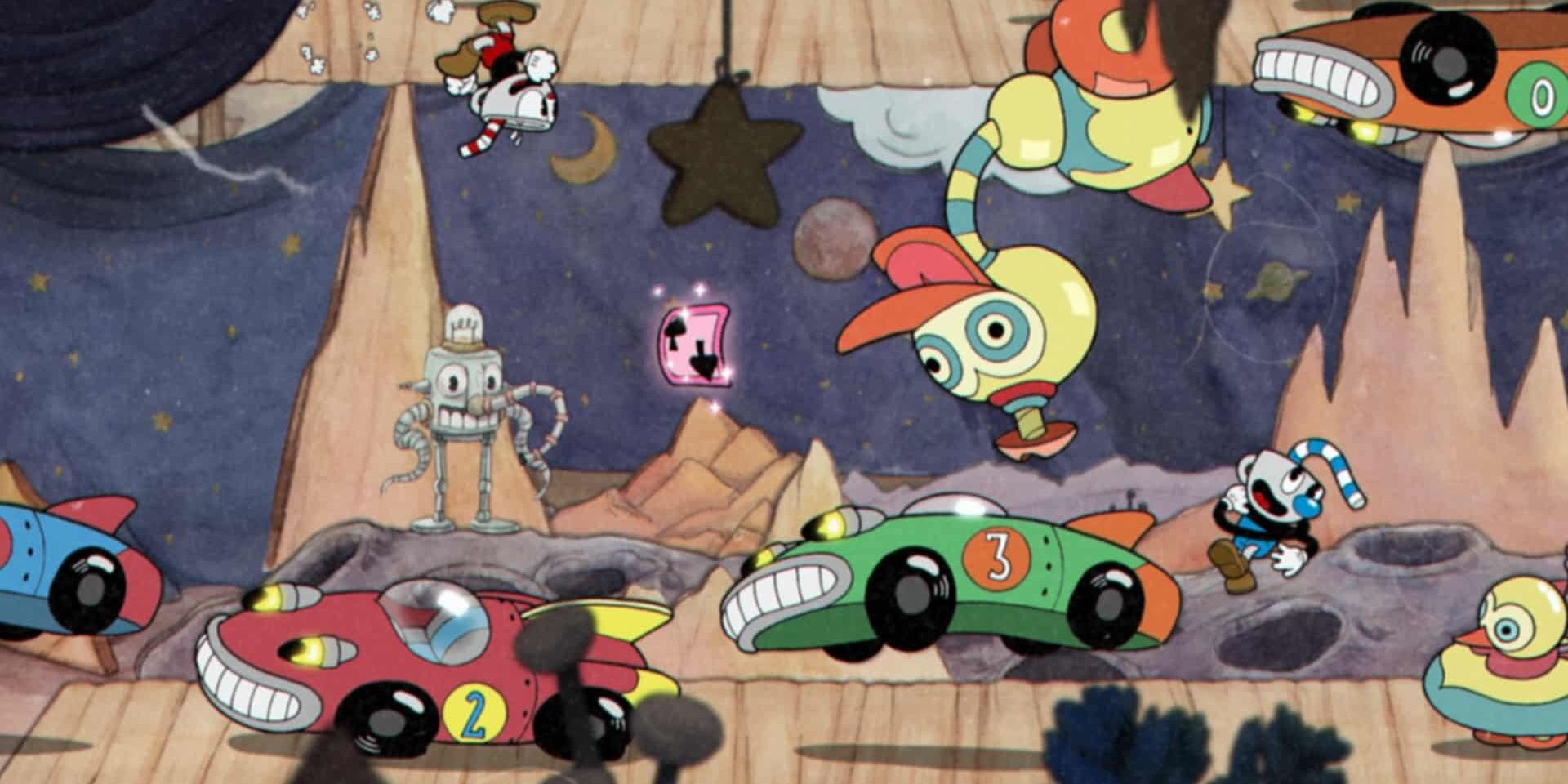 Cuphead Anti Gravity Stage