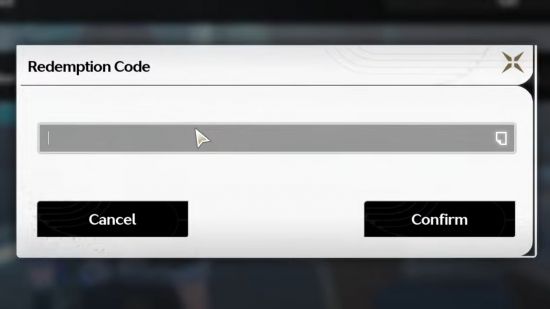 Wuthering Waves codes: The codes redemption box.