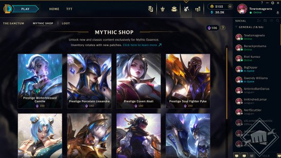 League of Legends Mythic shop: 14.24 rotation