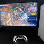 KOORUI GN02 monitor with Overwatch 2 main menu on screen