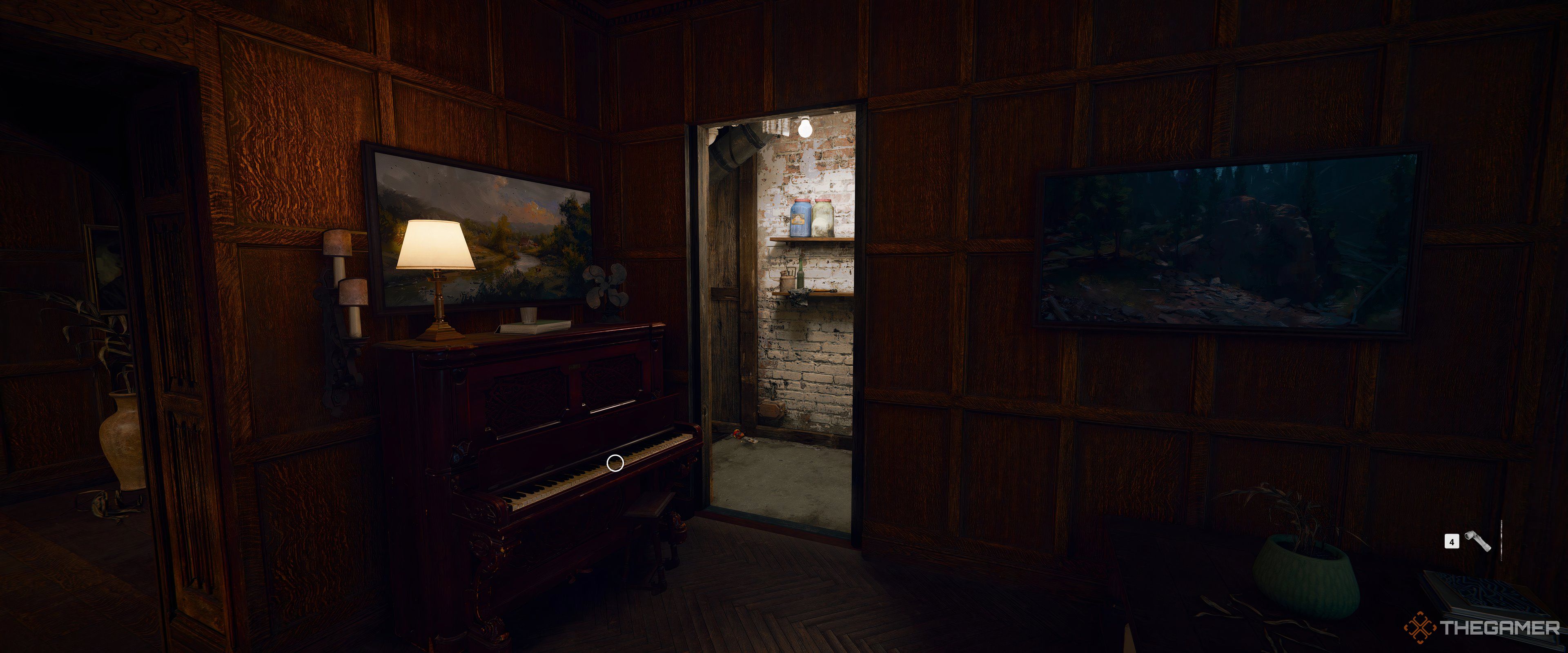 The open safe house piano puzzle door in Call of Duty: Black Ops 6.