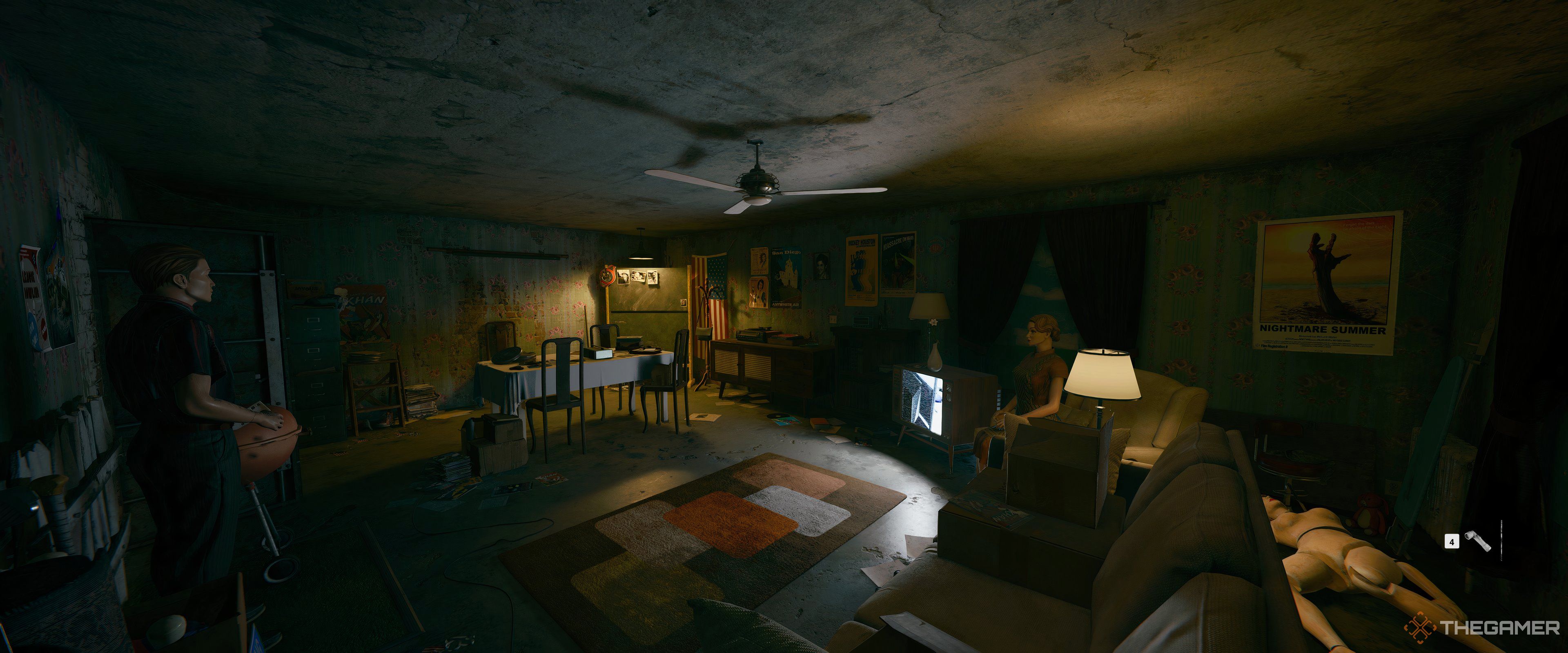 The safe house basement puzzle room in Call of Duty: Black Ops 6. 