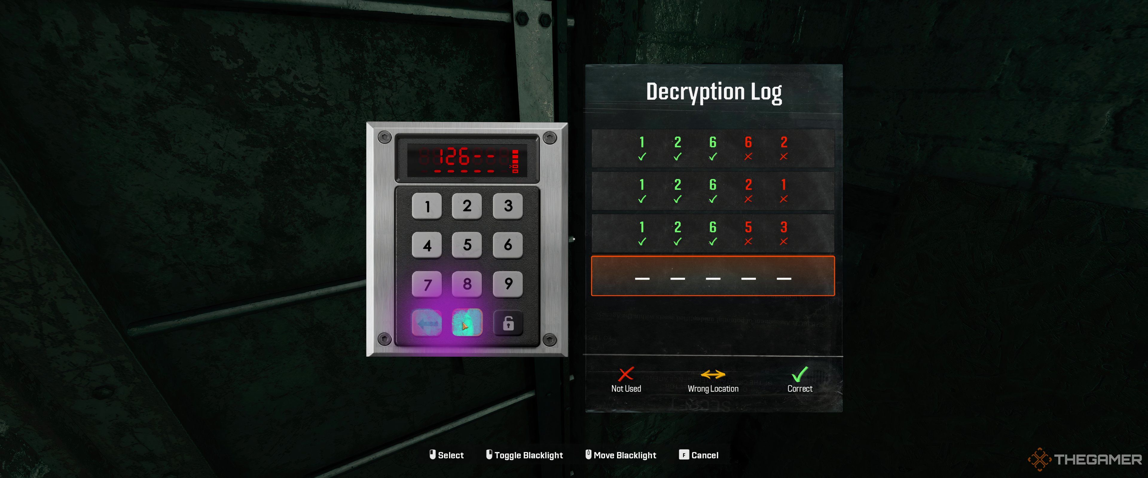 They keypad minigame in Call of Duty: Black Ops 6.