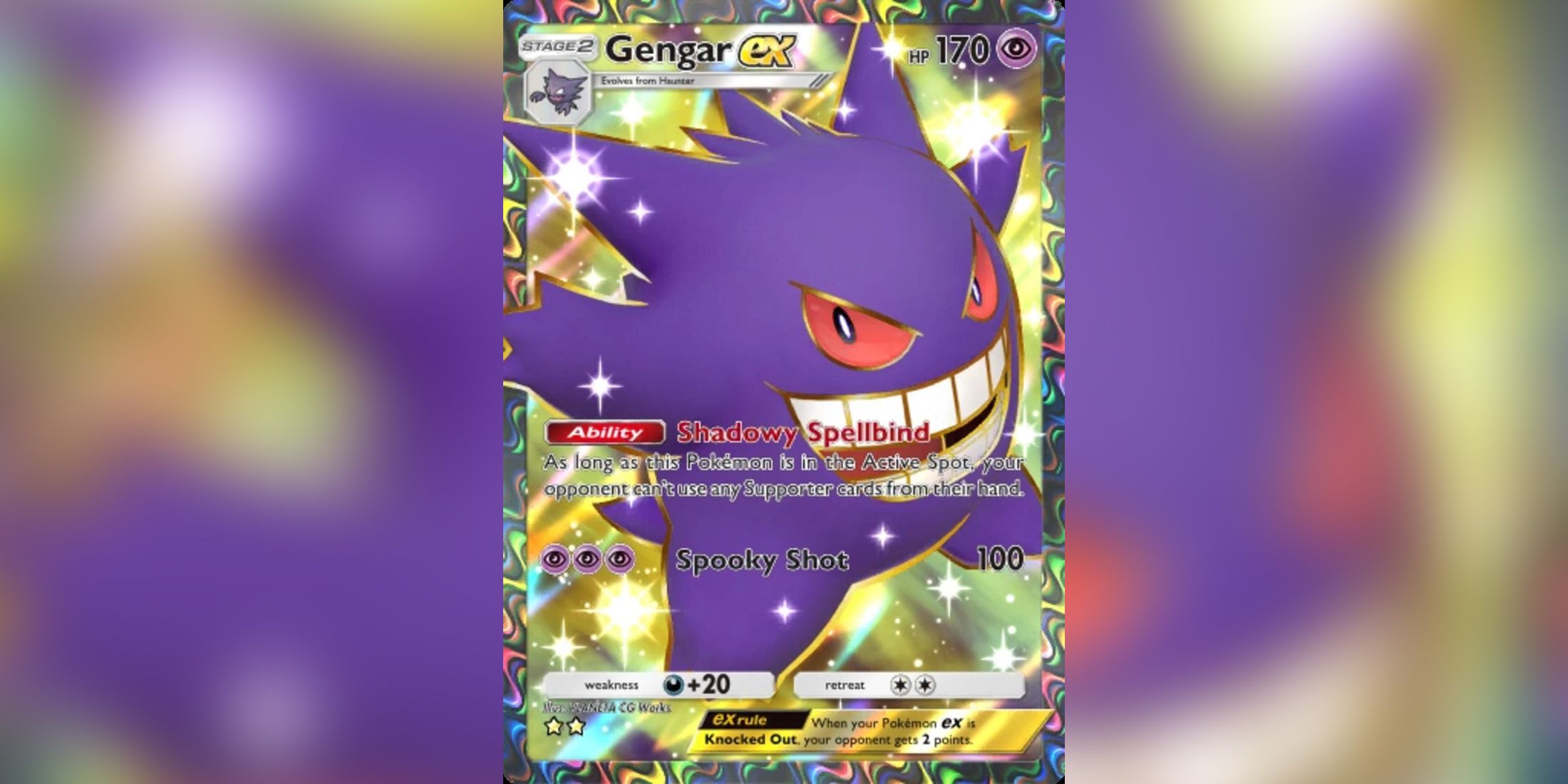 Pokemon TCG Pocket Gengar EX