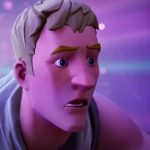 Fortnite character Jonesy looks shocked in the story trailer for Season X.