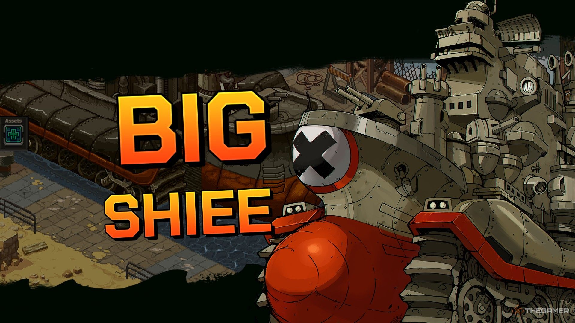 The presentation screen of Big Shiee, with its art and name.