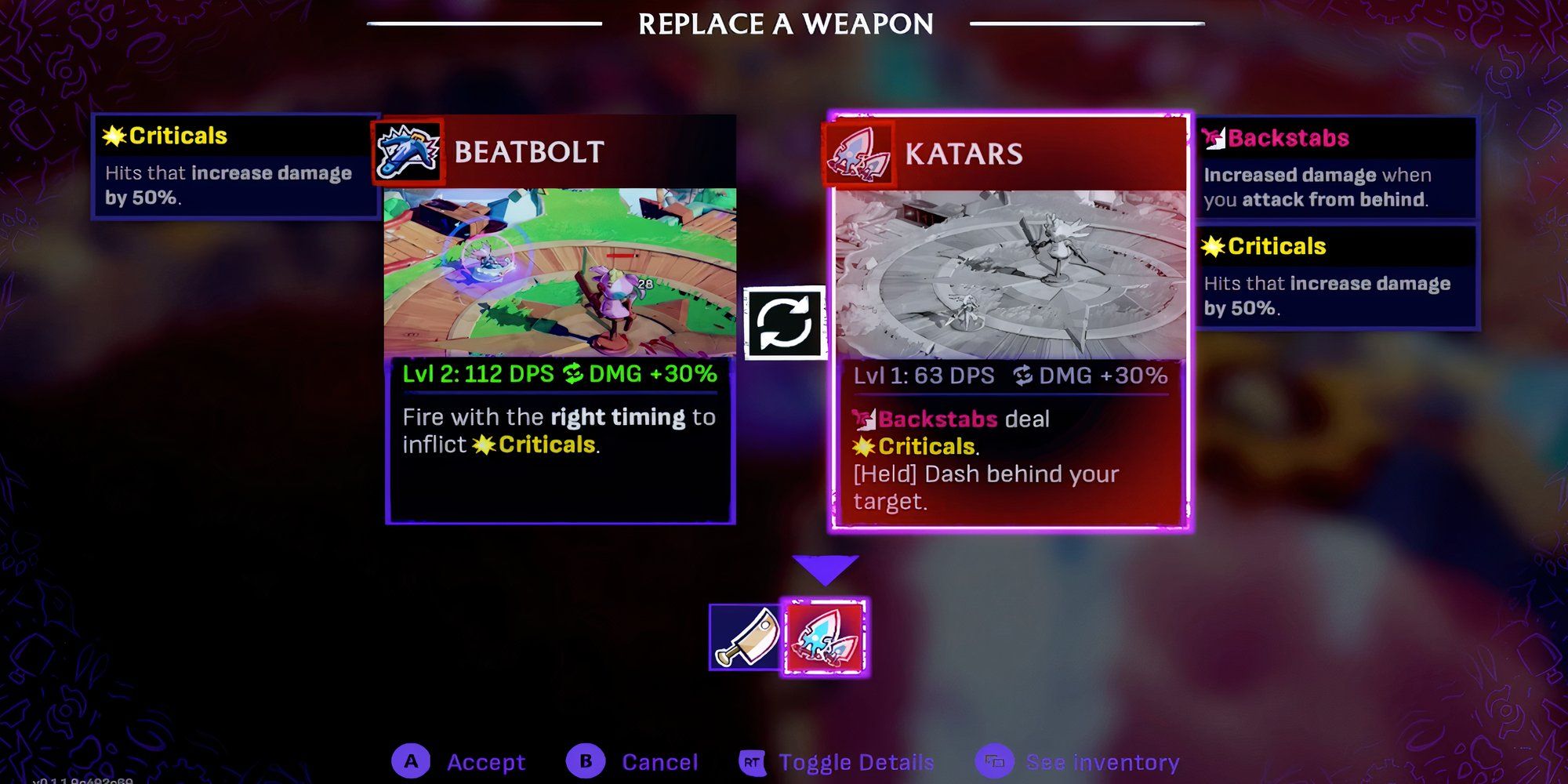 Beatbolt weapon in Windblown