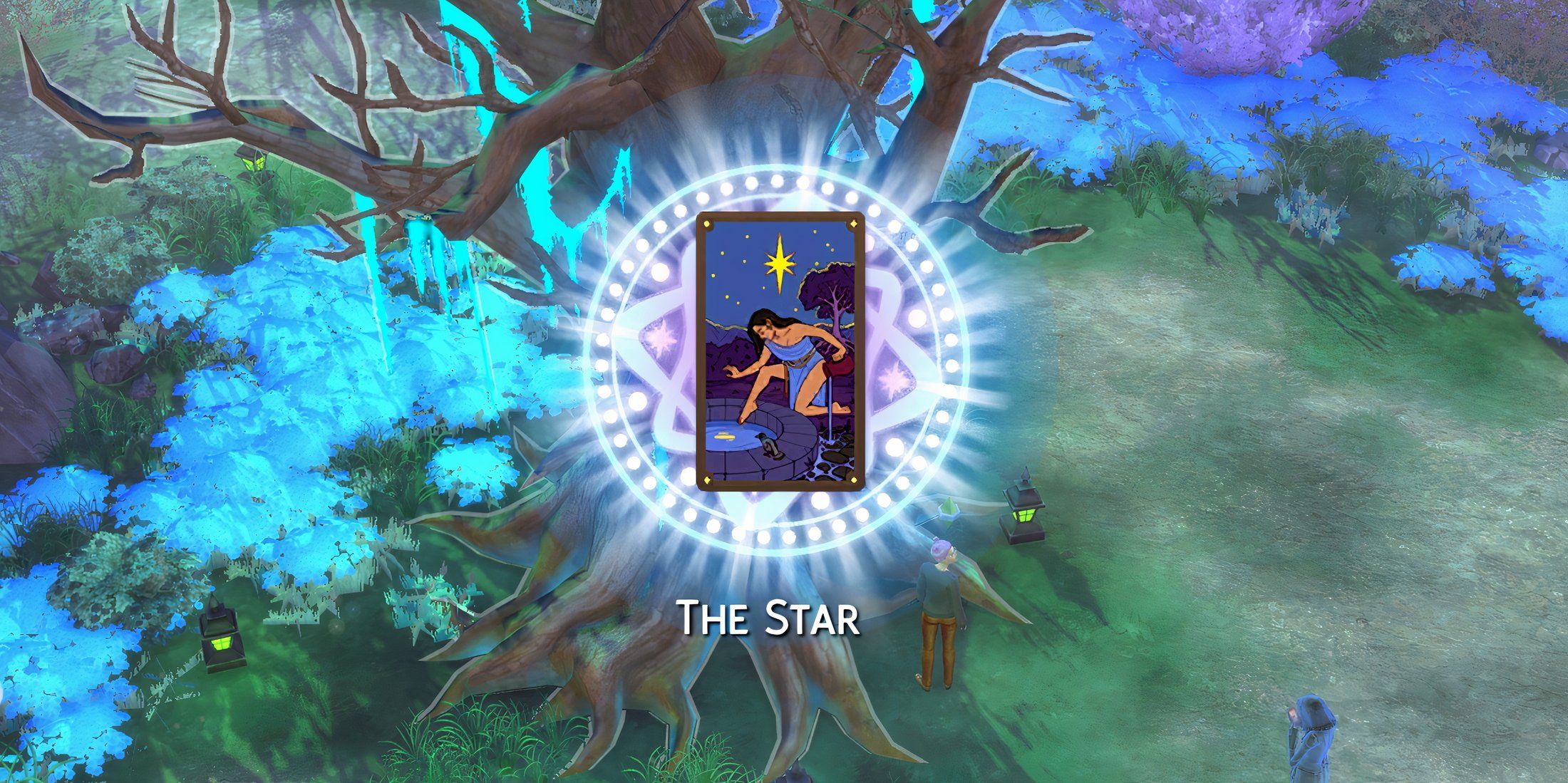 the star tarot card by the guardian tree