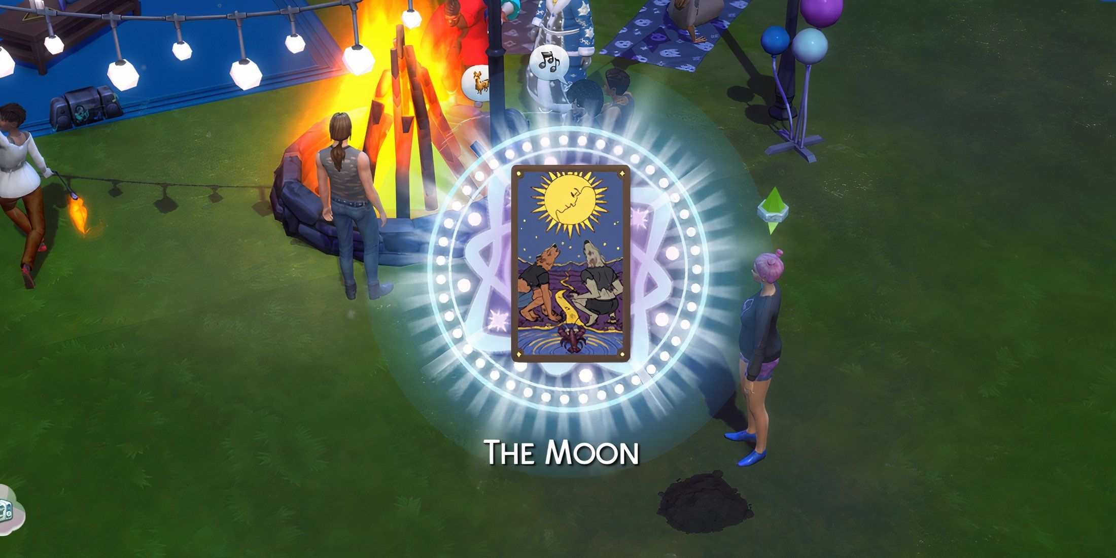 the moon tarot card