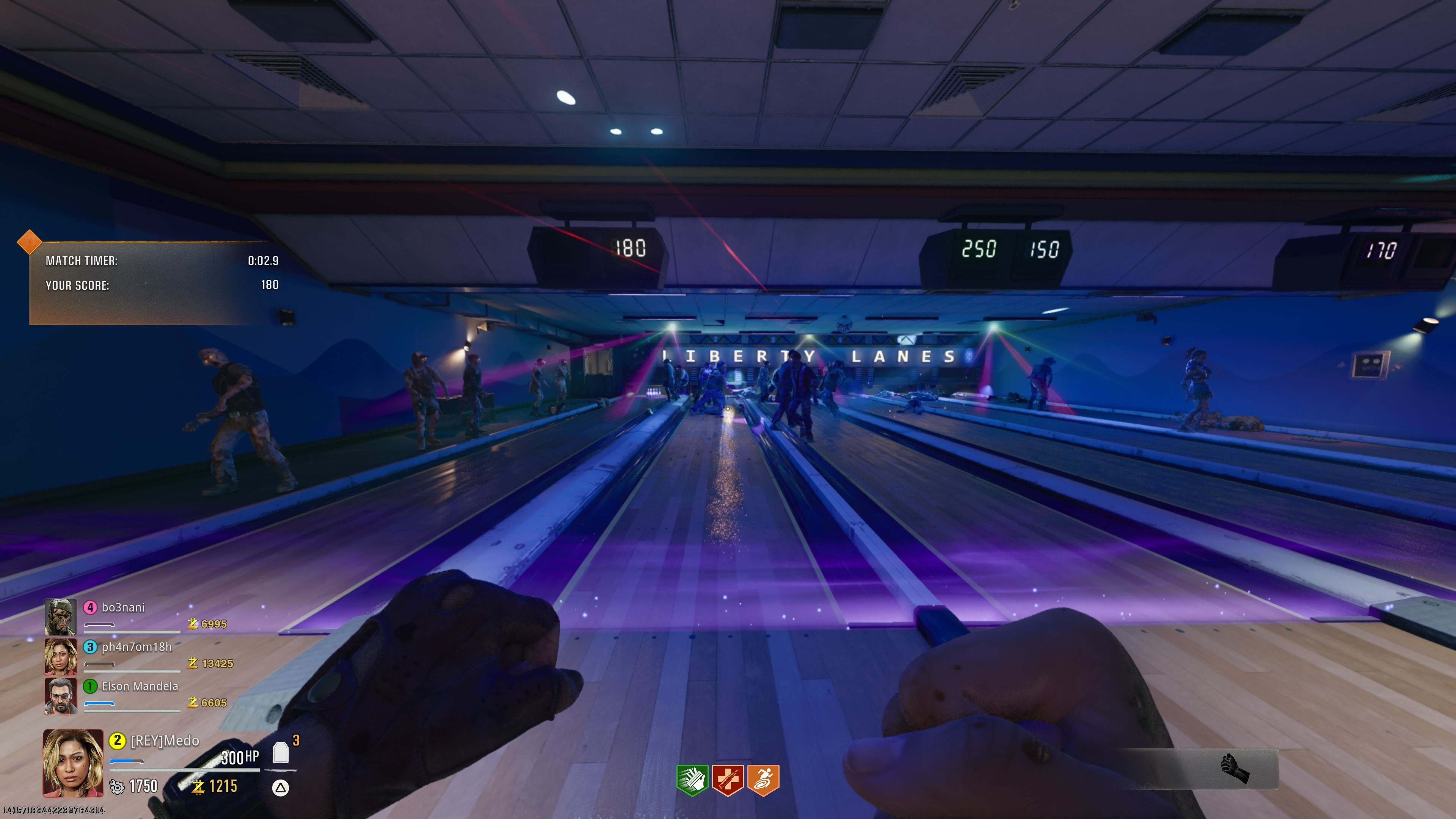 Player is inside liberty lanes where the bowling ee is active - bo6