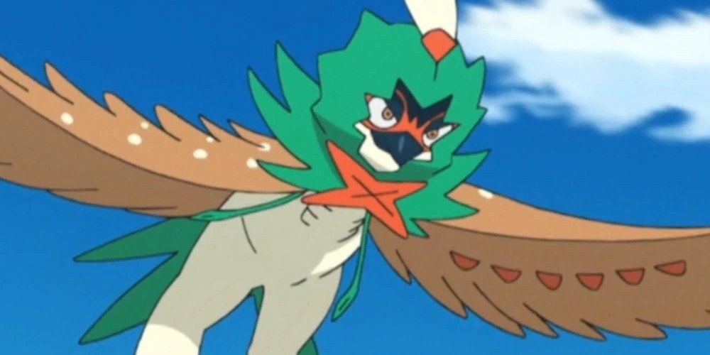 Hau's Decidueye from Pokemon Anime