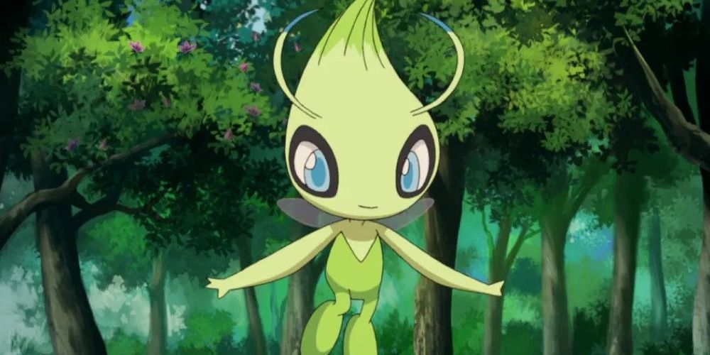 Gen II Grass-type Celebi Floating