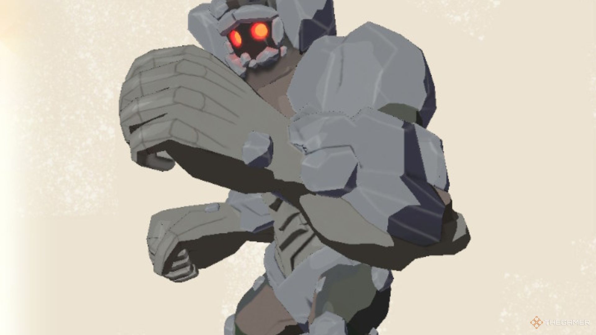 The Rock Golem is shown in farmagia.