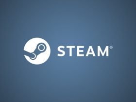 Steam logo on blue_1080