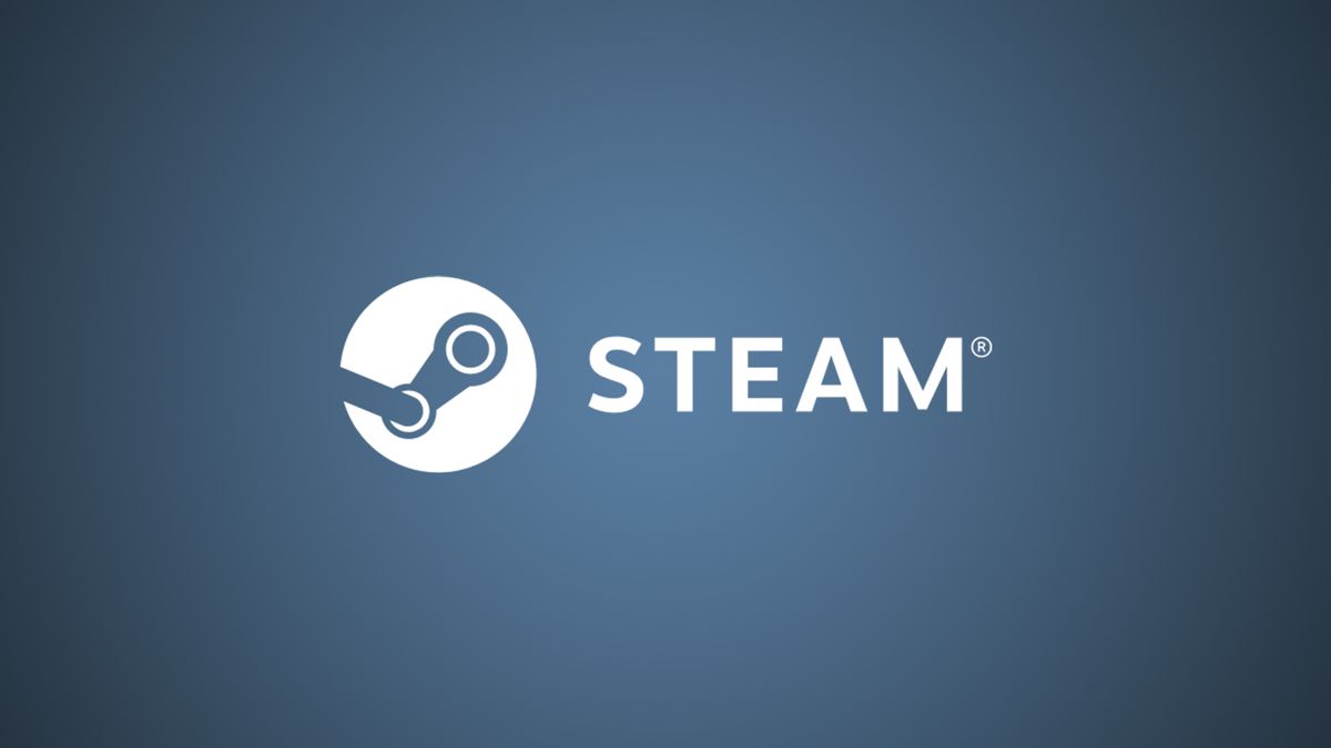 Steam logo on blue_1080