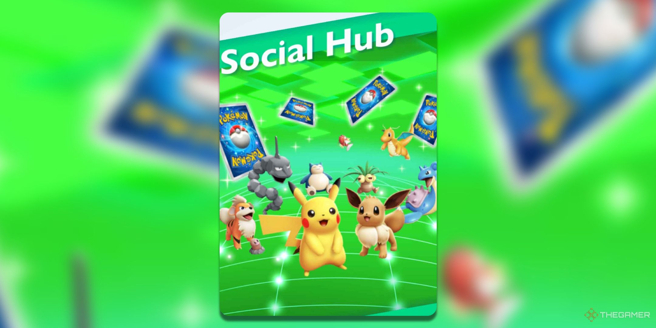 Pokemon TCG Pocket Social Hub.