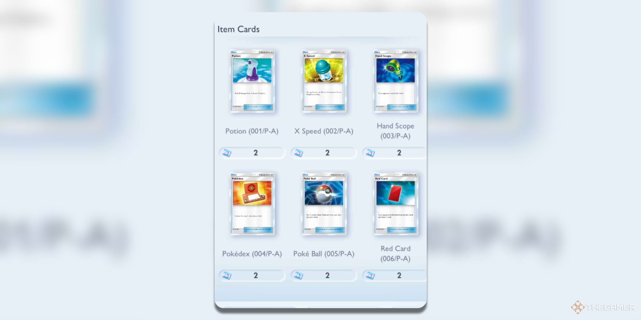 Item cards you can find in the shop in Pokemon TCG Pocket.