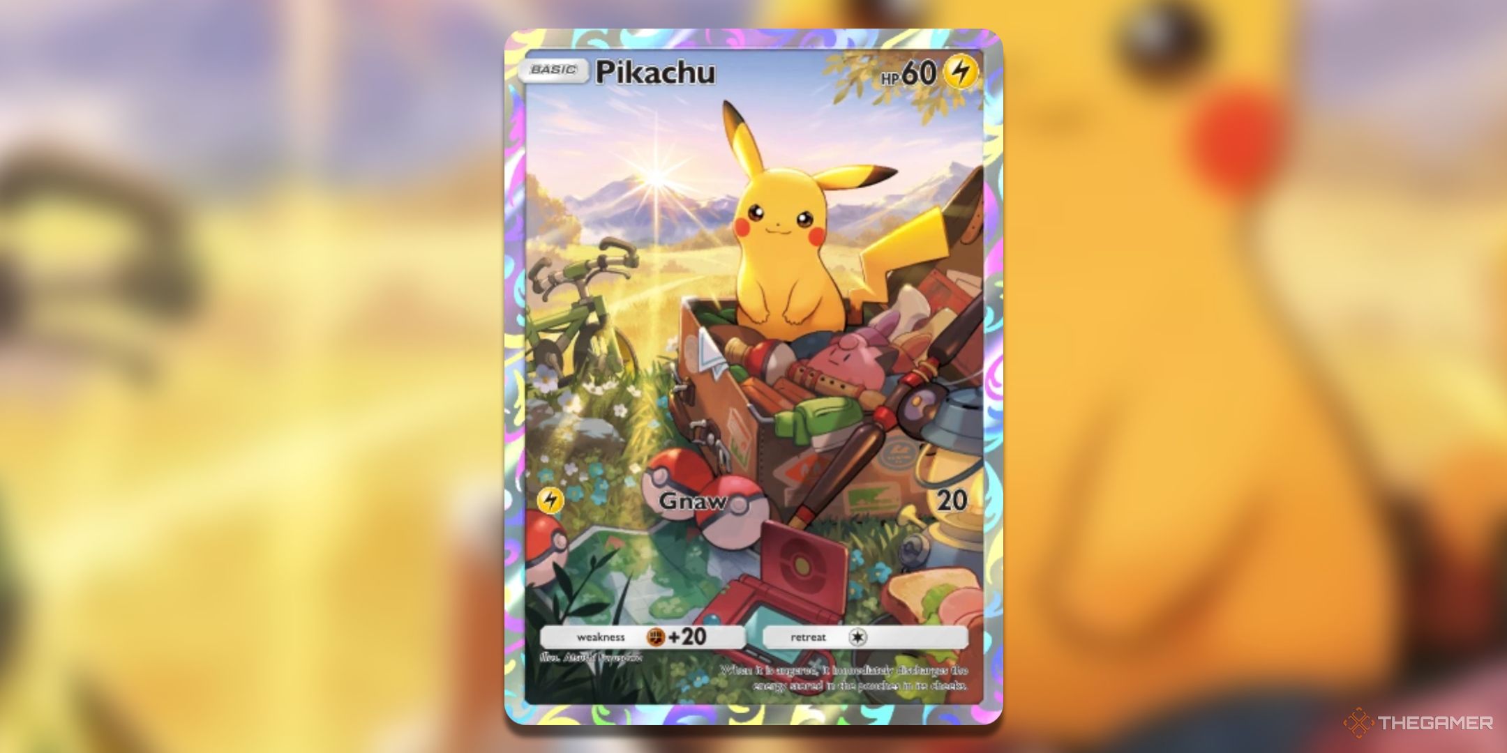 Promo Pikachu Pokemon TCG Pocket Card Art.