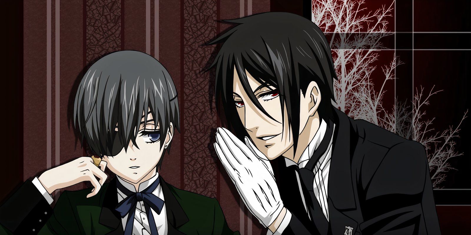 Ciel and Sebastion in Black Butler