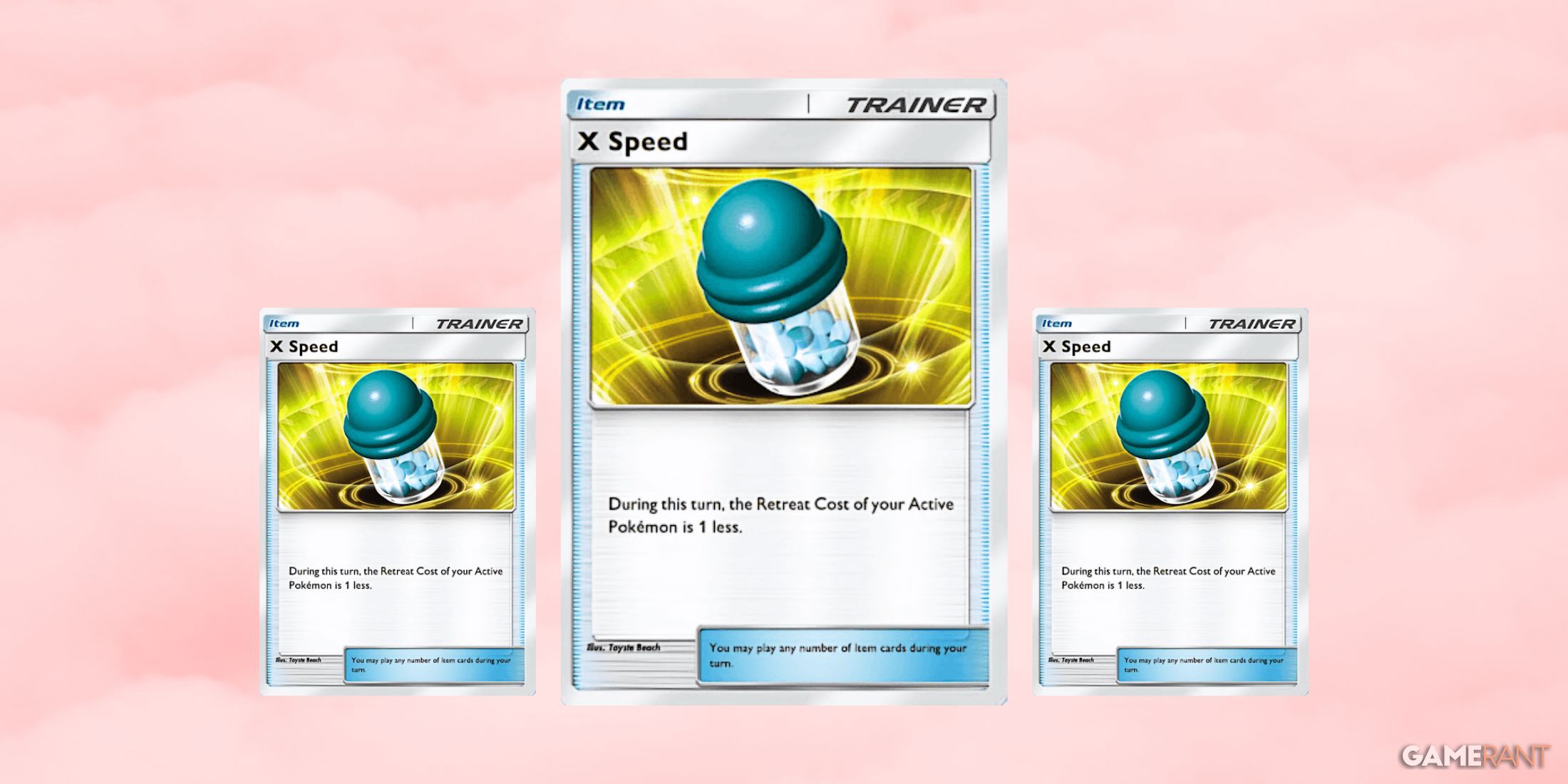 x speed item cards in pokemon tcg pocket