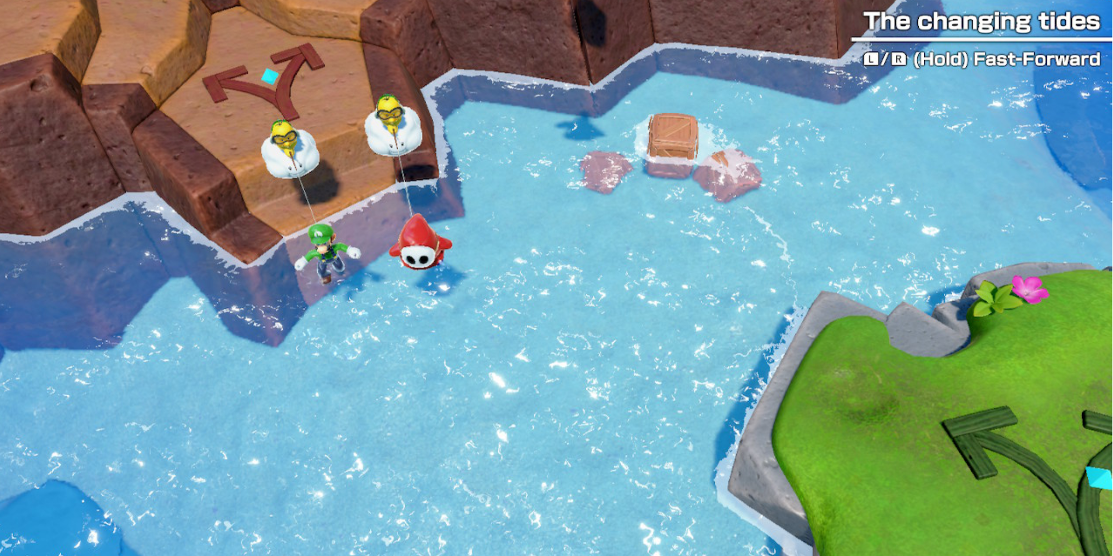 Super Mario Party Jamboree Tips Changing Tides Goomba Lagoon Board Feature