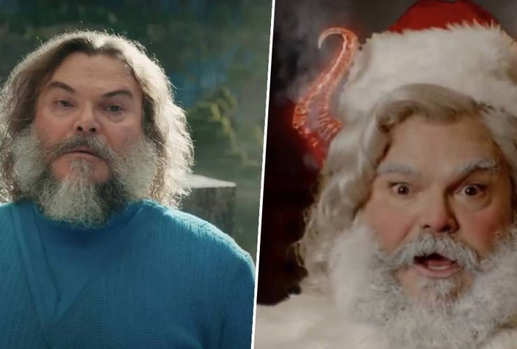 The first look at Jack Black as a satanic fake Santa Claus for new Christmas movie with a wild premise has been unveiled