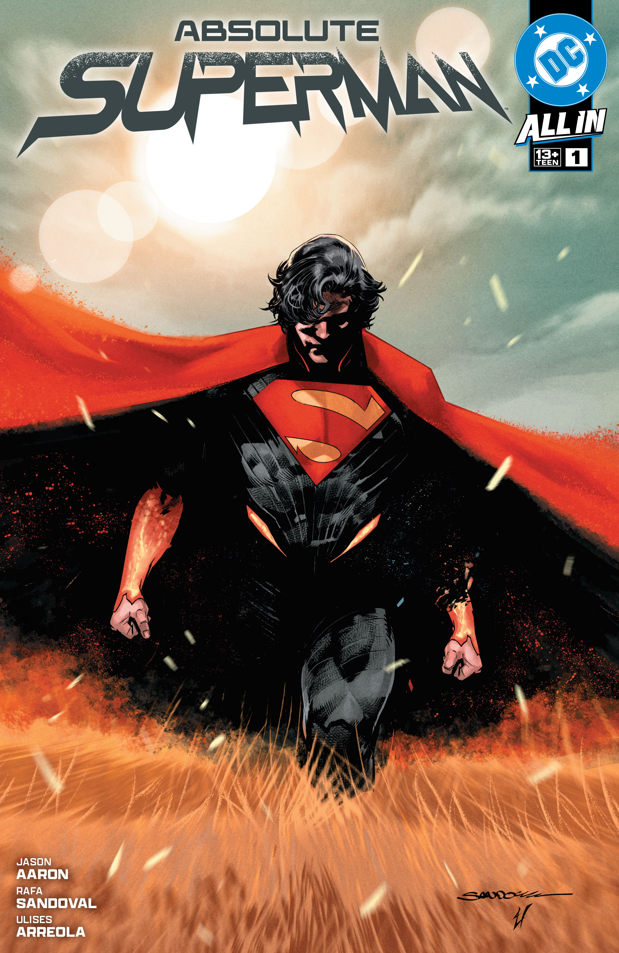 Cover art for Absolute Superman #1.