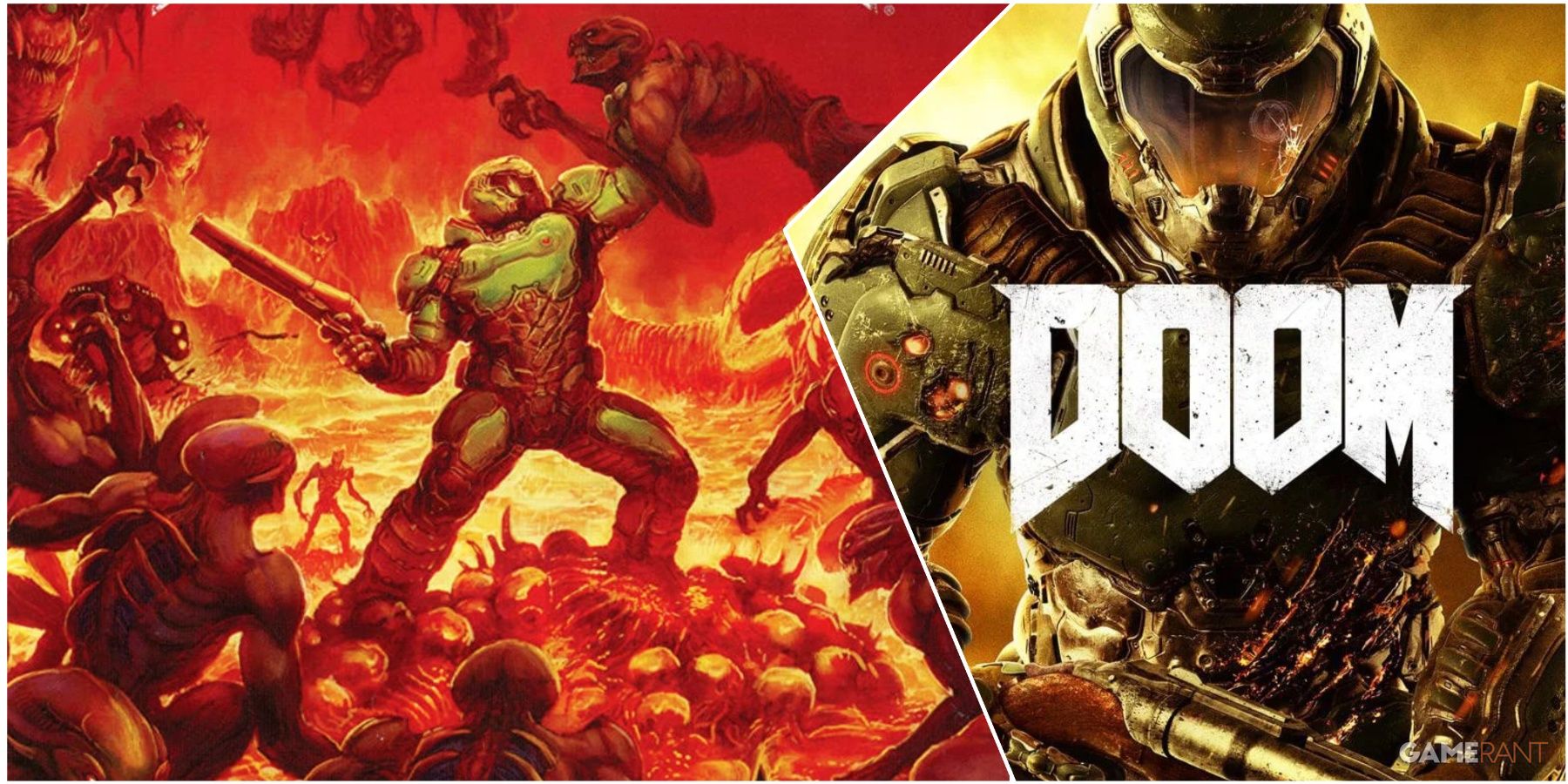 A Collage Of DOOM (2016)'s Original Cover Art & Its Reversible Variant