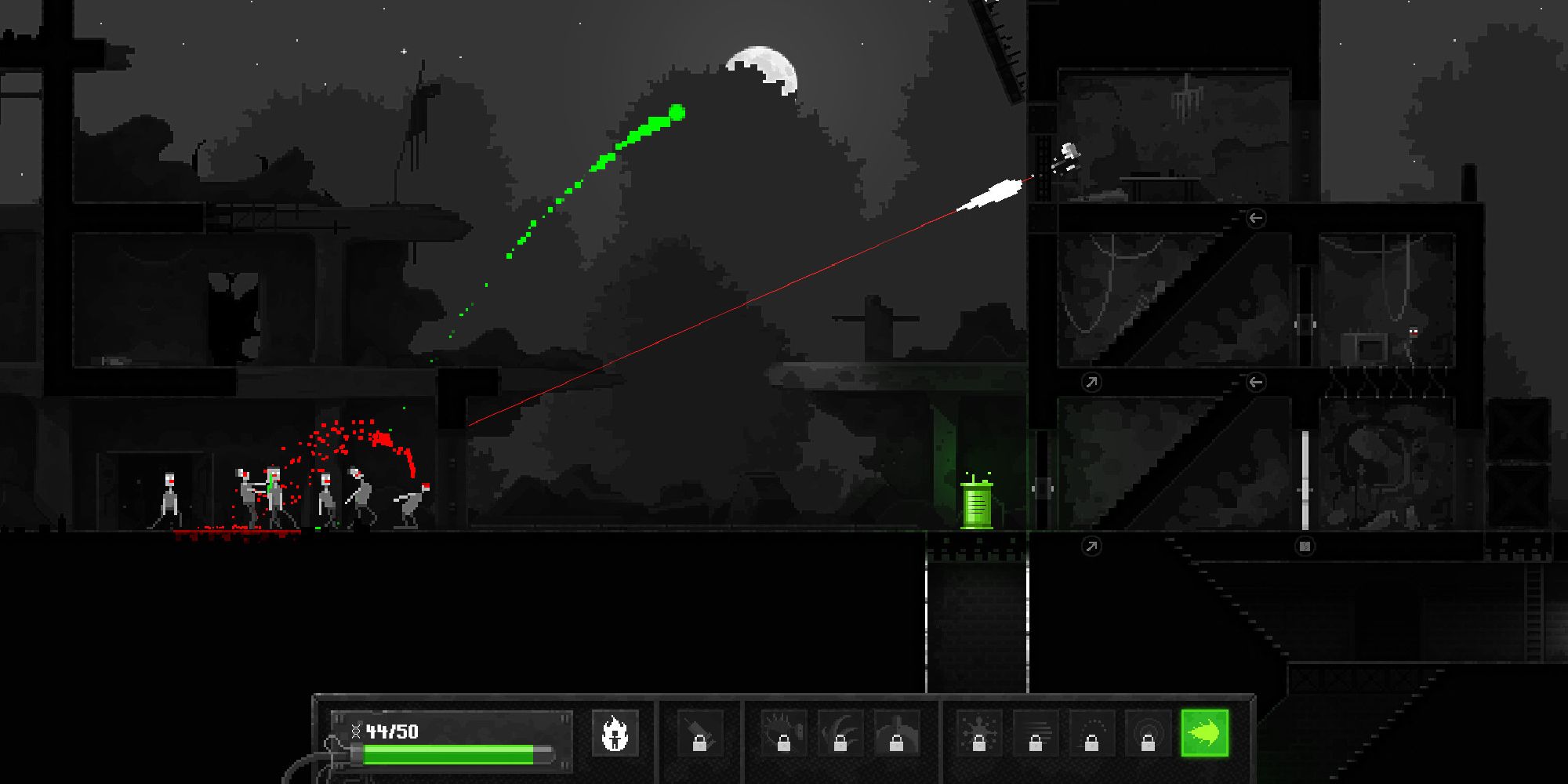 An image showing gameplay from Zombie Night Terror.