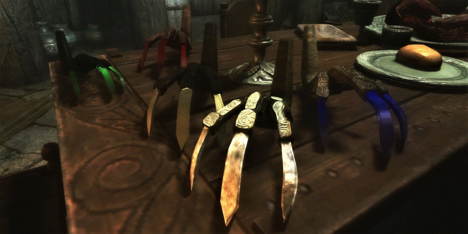 Assortment Of Dragon Claws From The Elder Scrolls V Skyrim