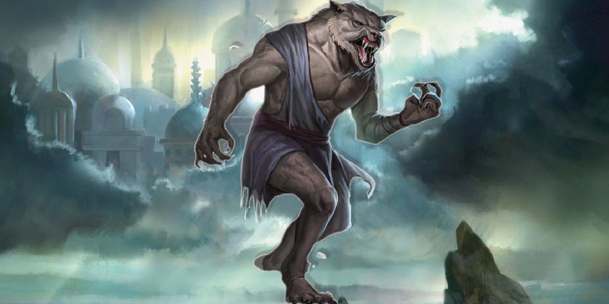 Dungeons And Dragons: A werewolf who is Another Victim Of Lycanthropy.