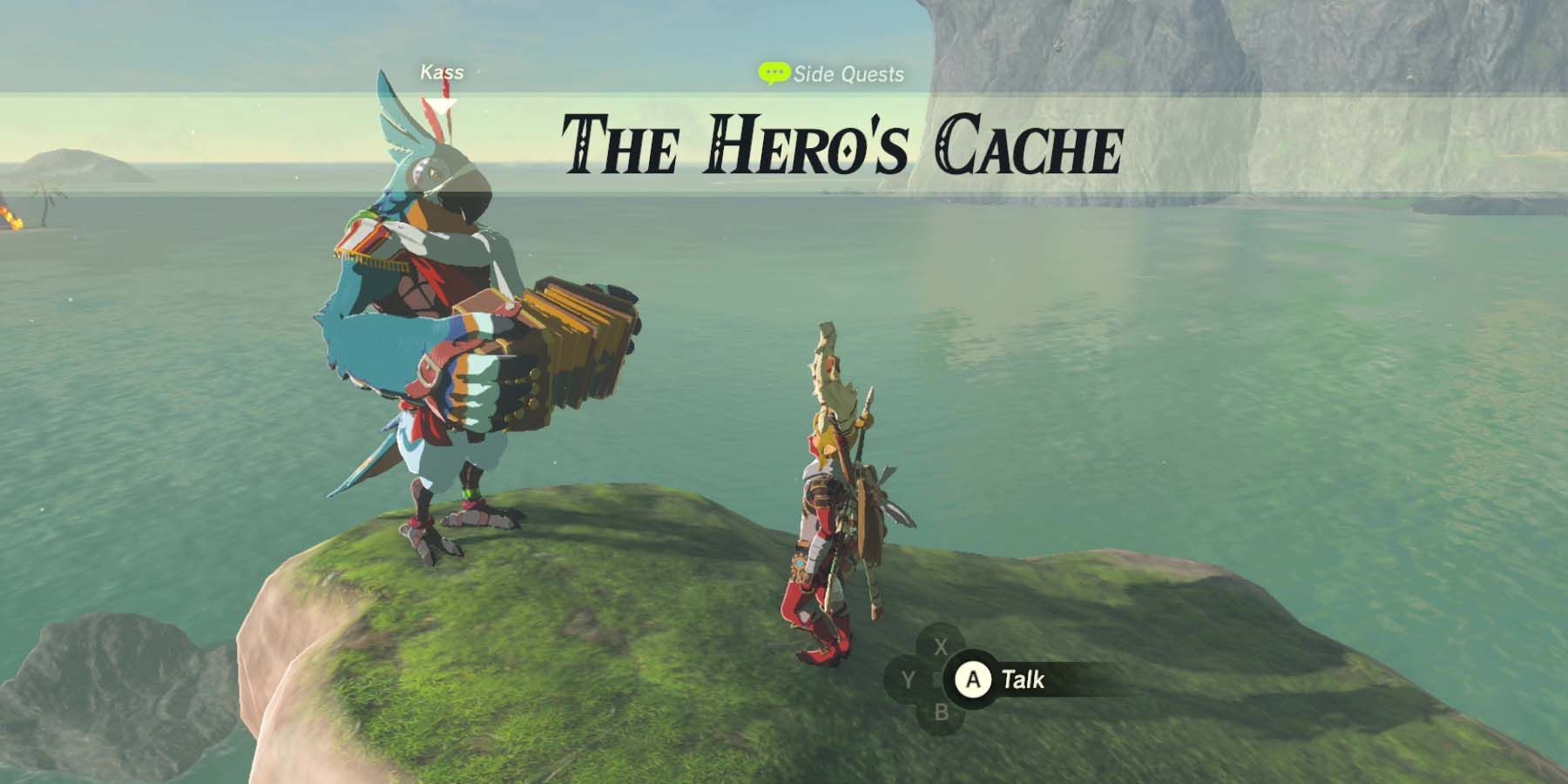 Breath Of The Wild side quest hero's cache