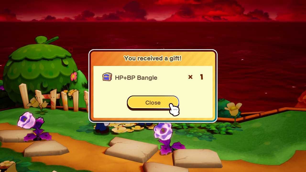 Hidden Reef prize in Mario & Luigi Brothership.