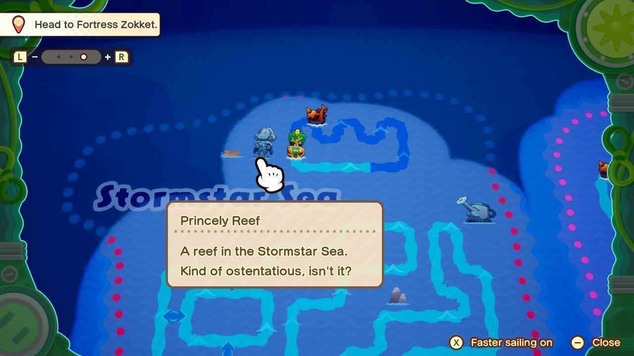 Princely Reef from Mario and Luigi Brothership.