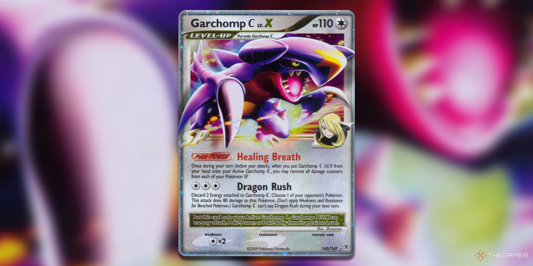 Garchomp C Lv. x Pokemon TCG Card Art.