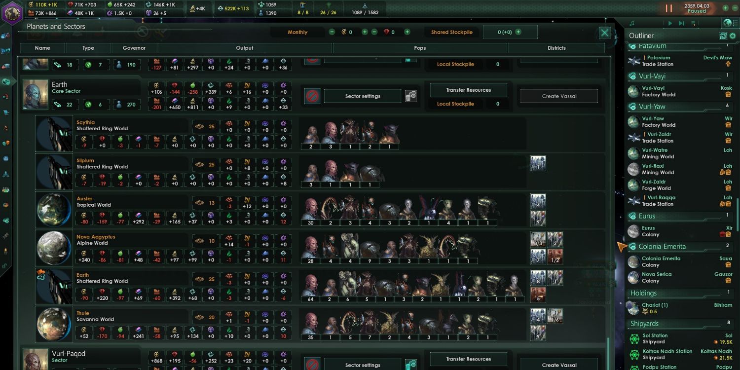 An image of Stellaris: UI Overhaul Dynamic