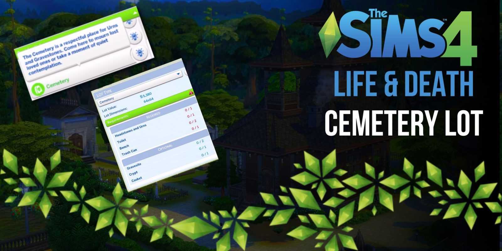 Cemetery Lot Type Guide in The Sims 4: Life and Death