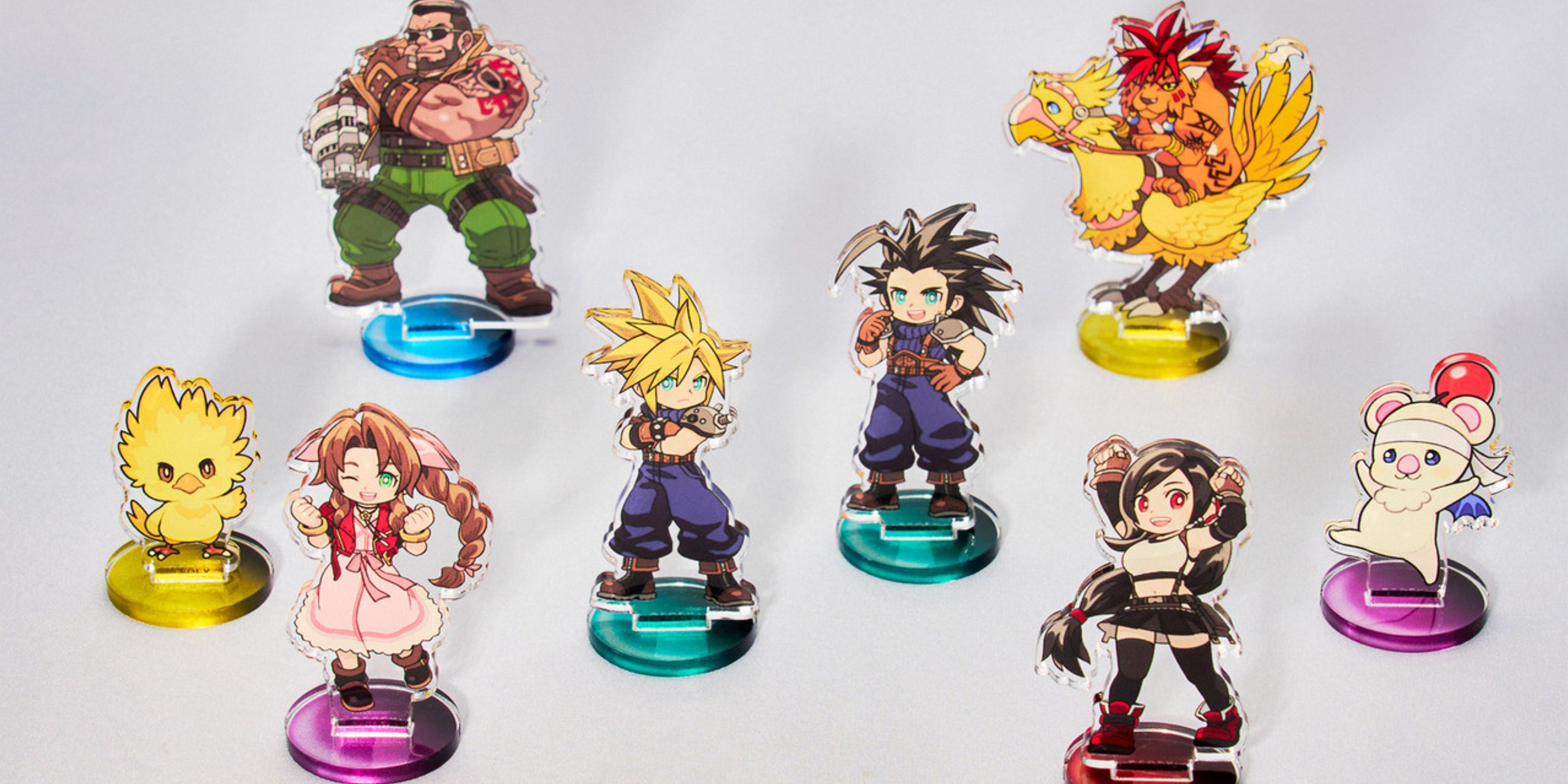 final fantasy 7 rebirth acrylic figures set