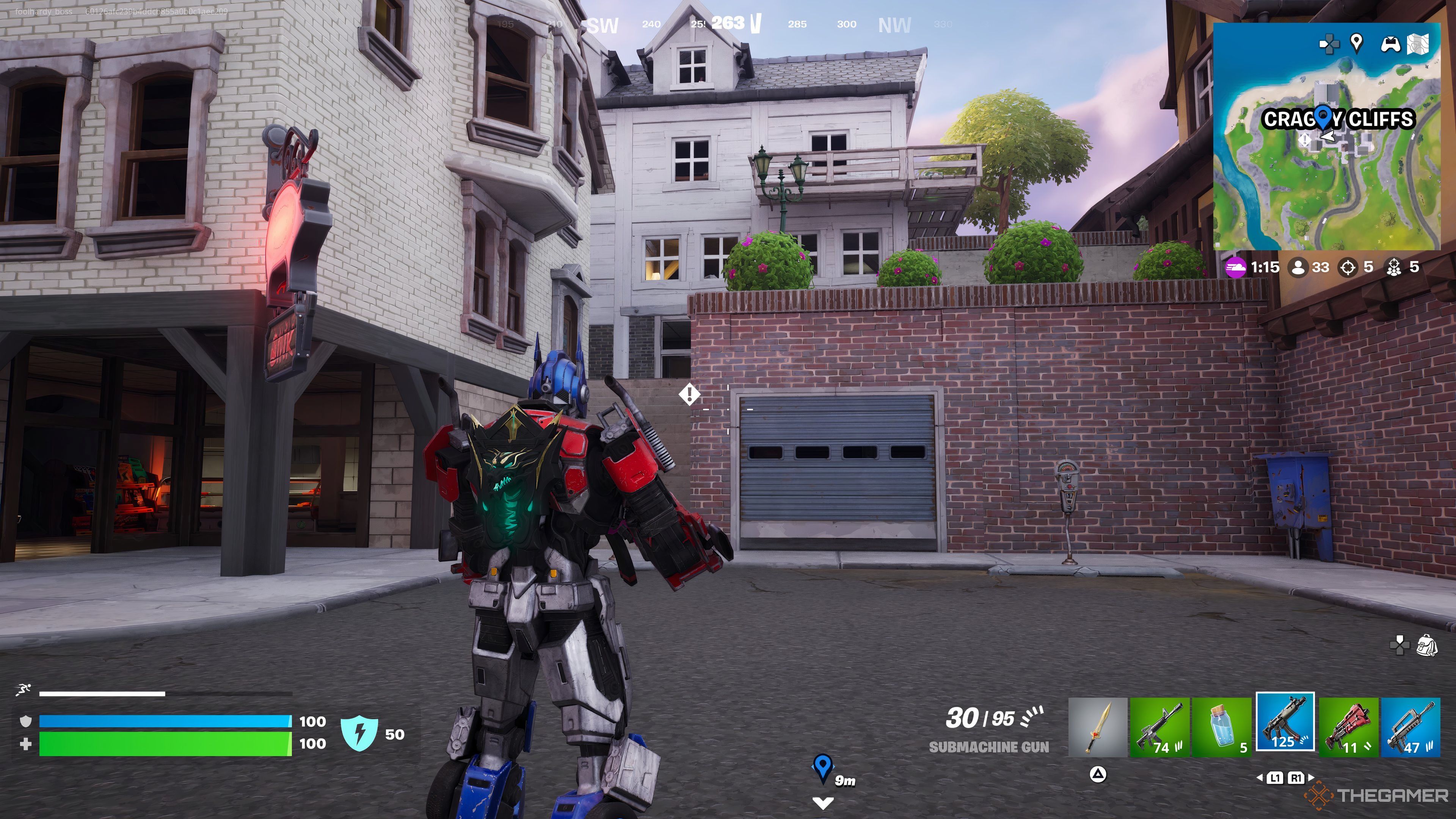 A screenshot of a house in Fortnite Chapter 2 Remix. 