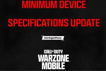 COD Warzone Mobile Minimum Device Specification Update Cover, CoD Warzone Mobile