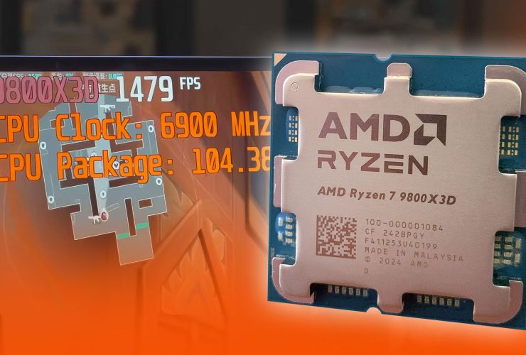 AMD Ryzen 7 9800X3D overclocked to 6.9GHz already, hits 1,500fps in CS2