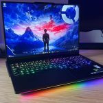 Lenovo Legion Pro 7i Gen 9 gaming laptop on a wooden desk