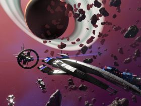 Mass Effect's Normandy in No Man's Sky