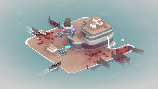 Best viking games: an isometric base in Bad North